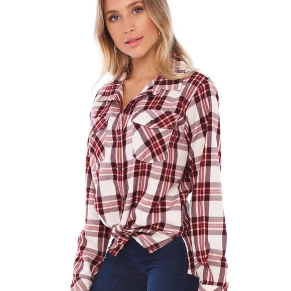 NWT Sanctuary Boyfriend for Life Shirt Renegade Plaid. Size 1X - Picture 3 of 15